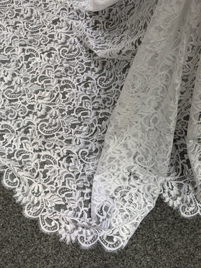 White Corded Lace - LA7014