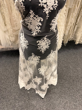 Ivory Corded Lace - LA7008