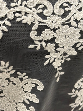 Ivory Corded Lace - LA7008