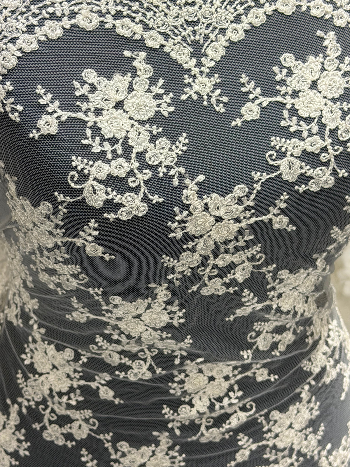 Ivory Corded Lace - LA7013