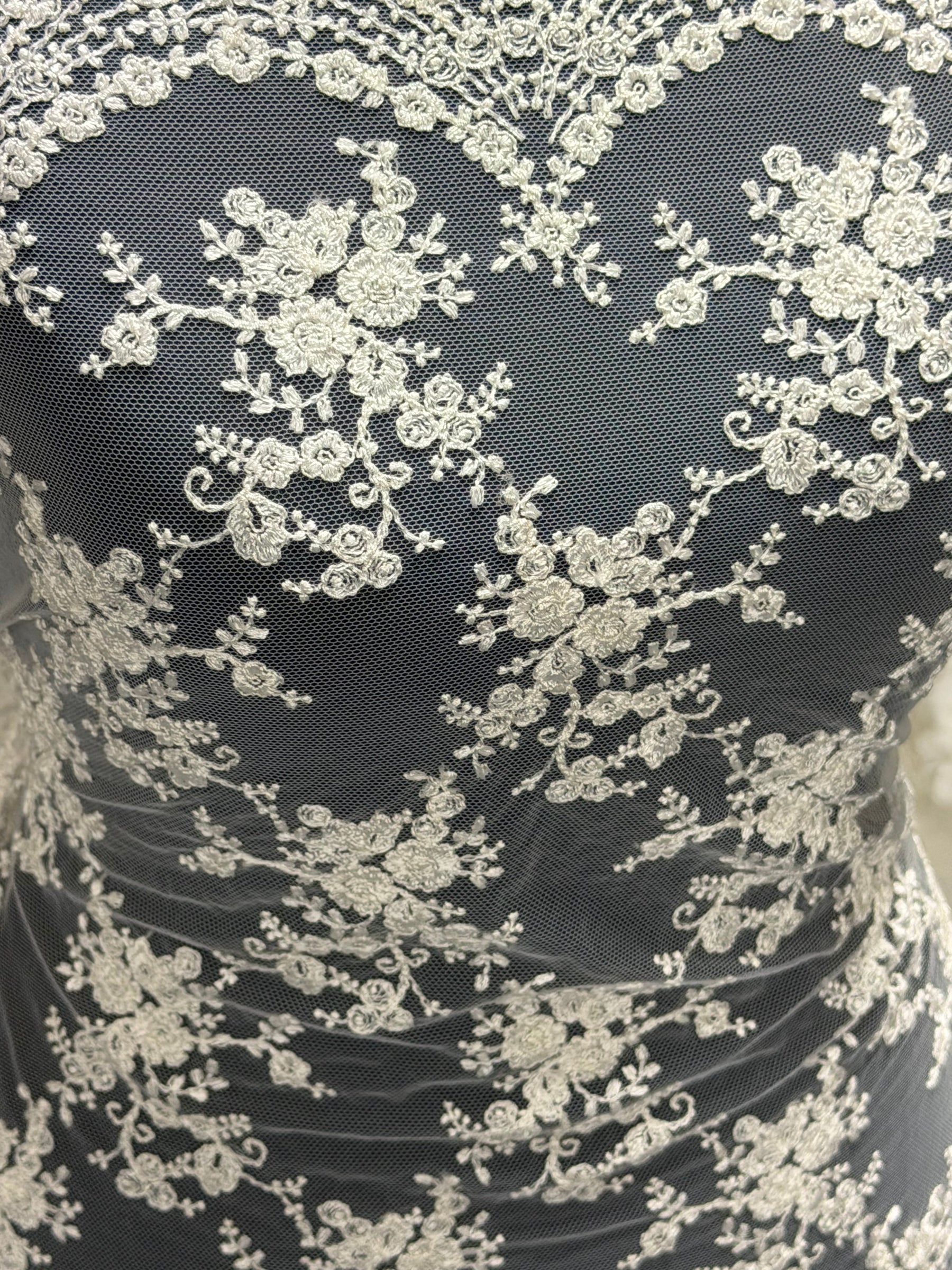 Ivory Corded Lace - LA7013