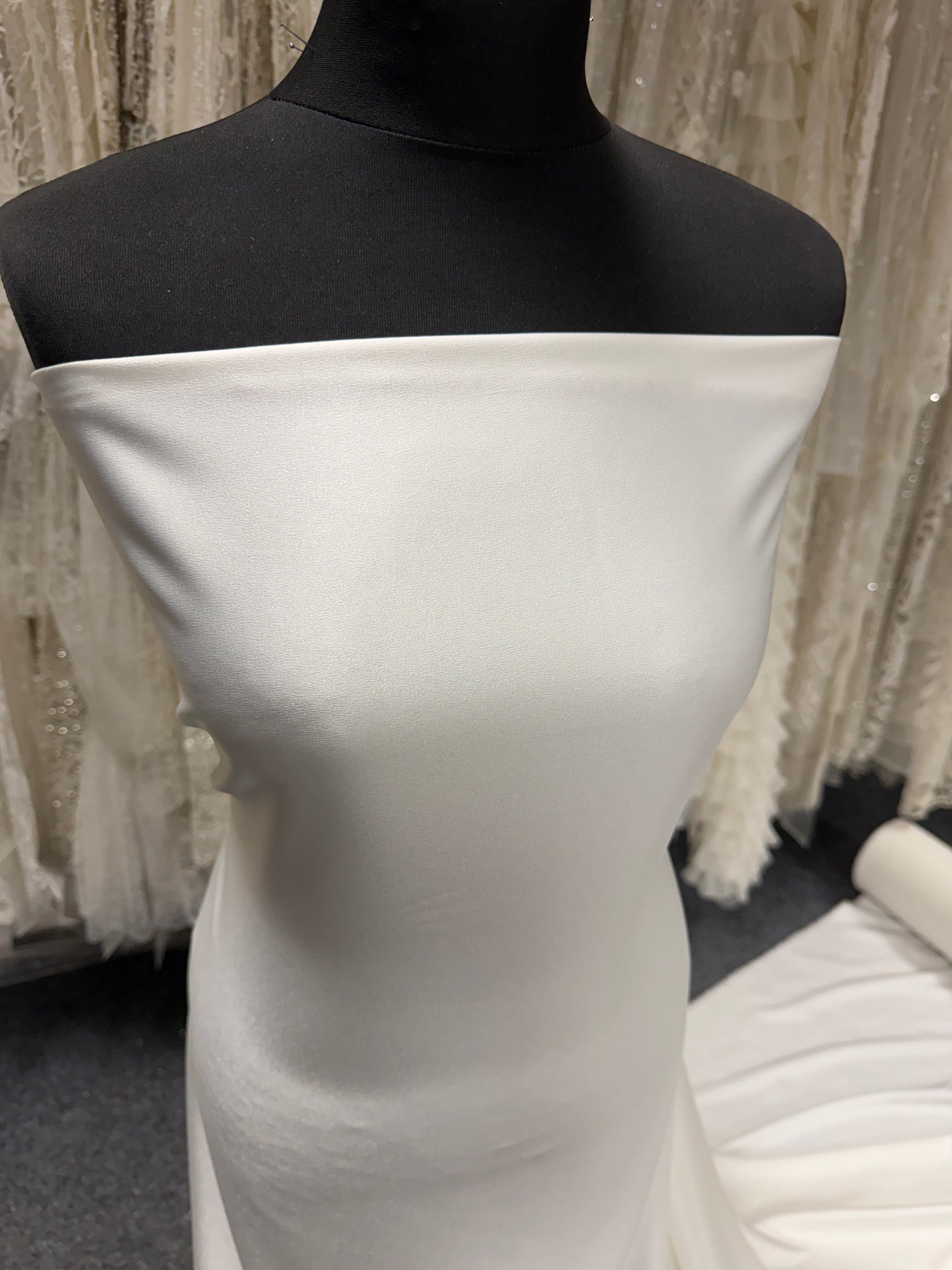 S Ivory Heavy Soft Satin - PB1014