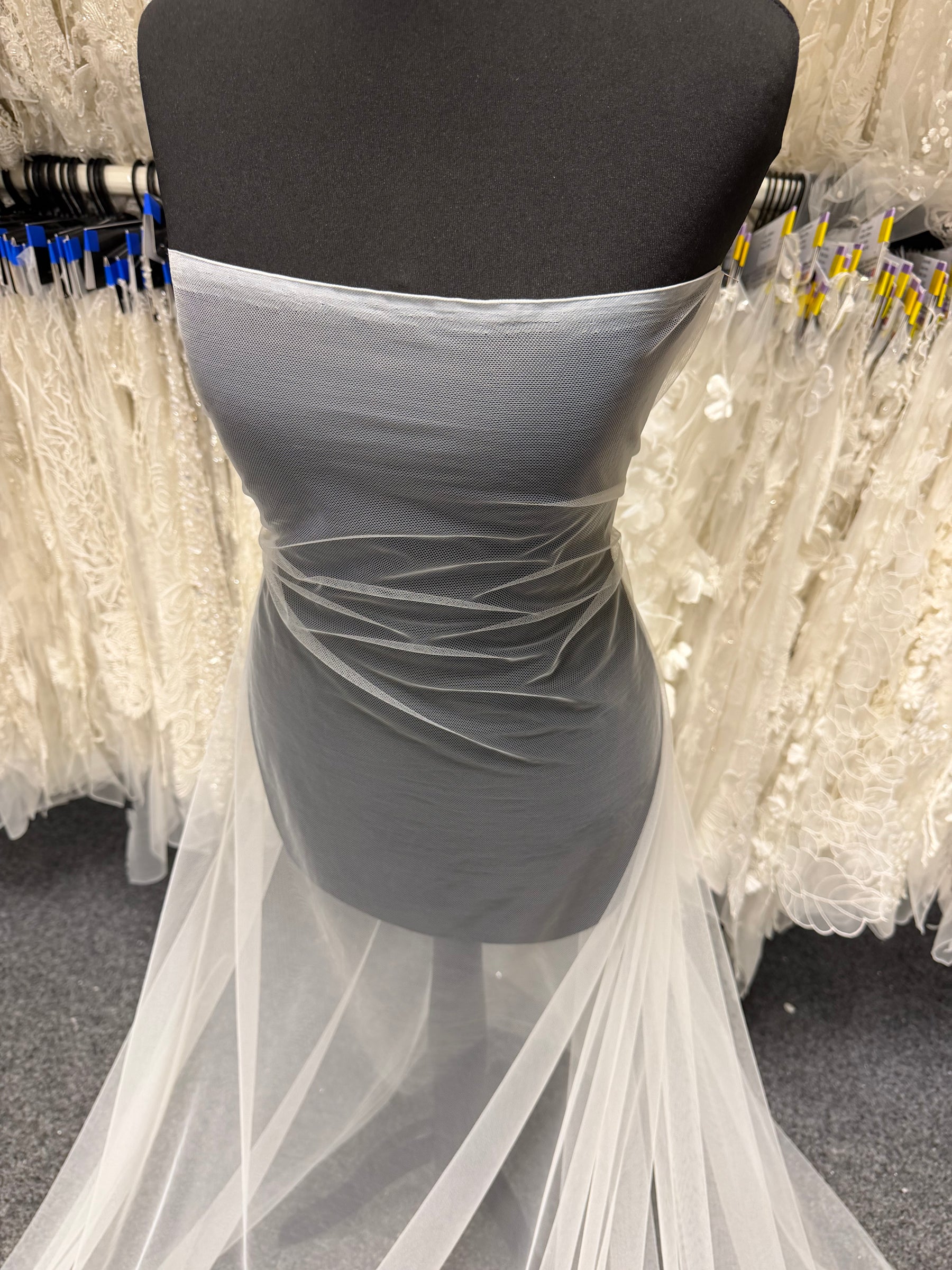Ivory Recycled Tulle - TU0056