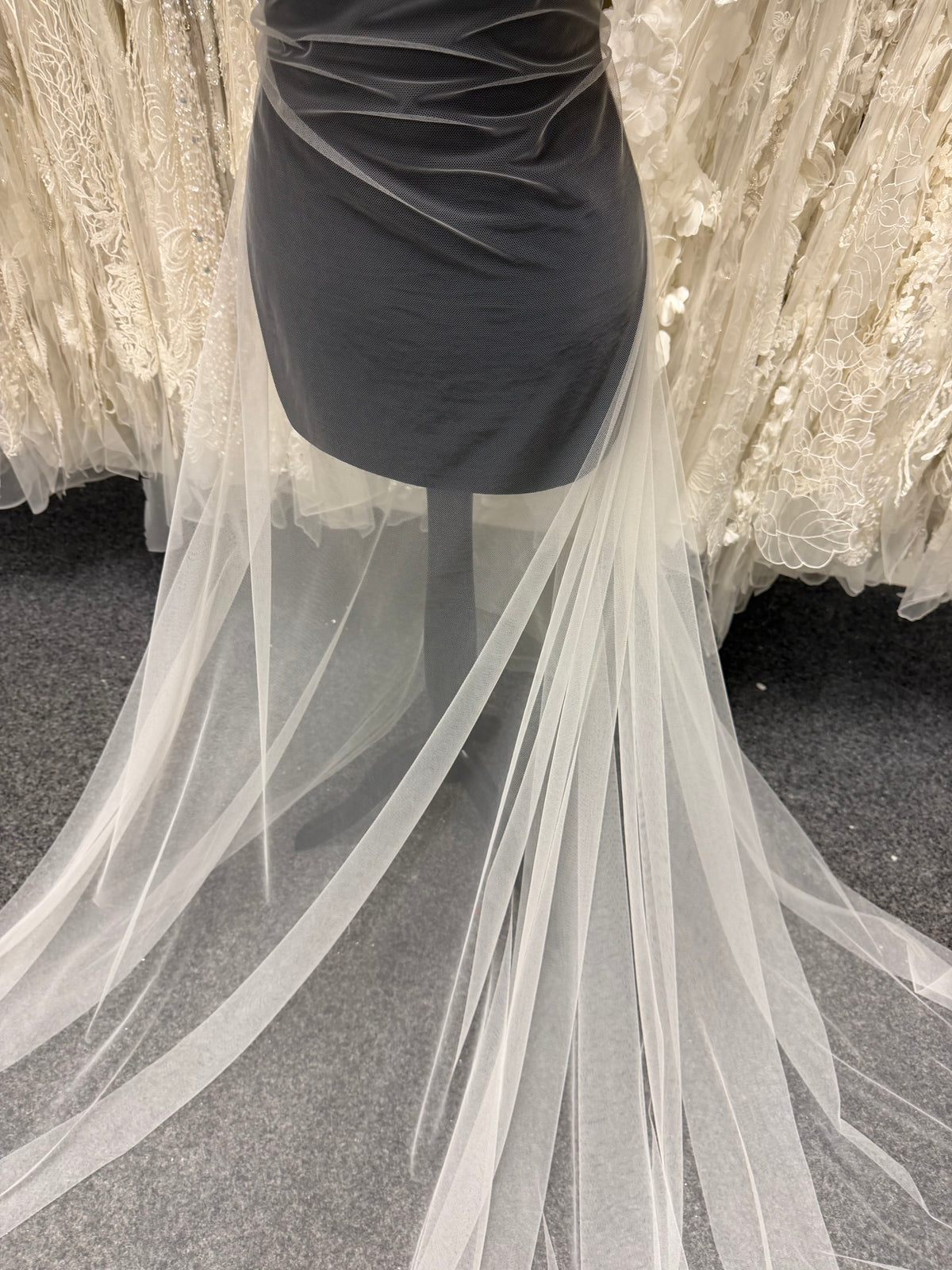 Ivory Recycled Tulle - TU0056