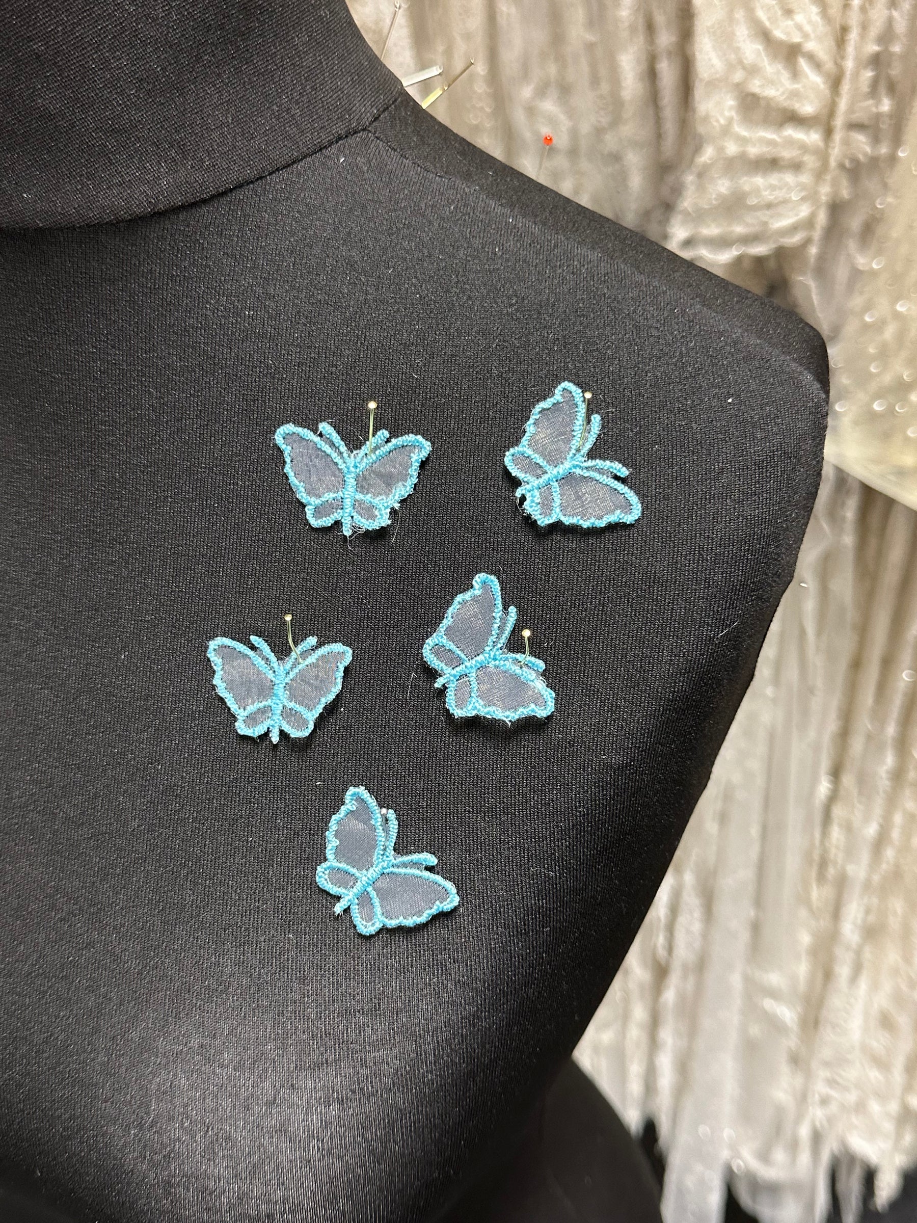 Topaz Butterfly Applique - M1