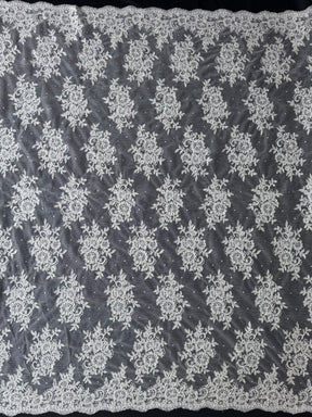 Ivory Corded Lace - LA7013