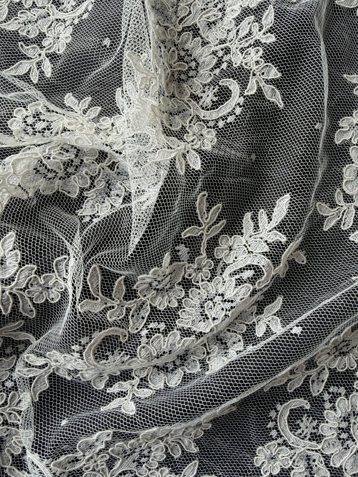 Ivory Corded Lace - LA7013