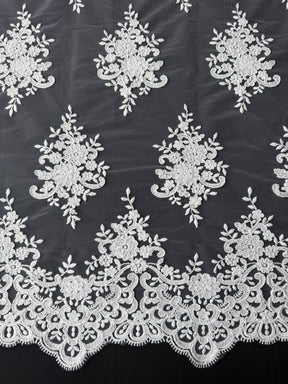 Ivory Corded Lace - LA7008