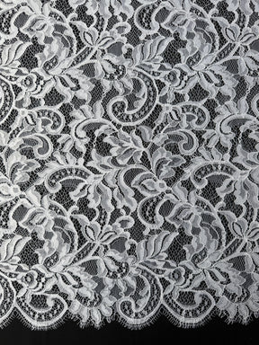 White Corded Lace - LA7014