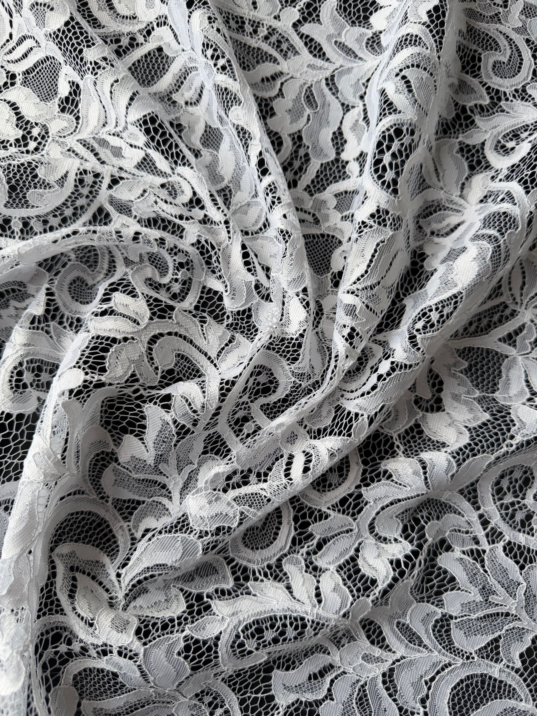 White Corded Lace - LA7014