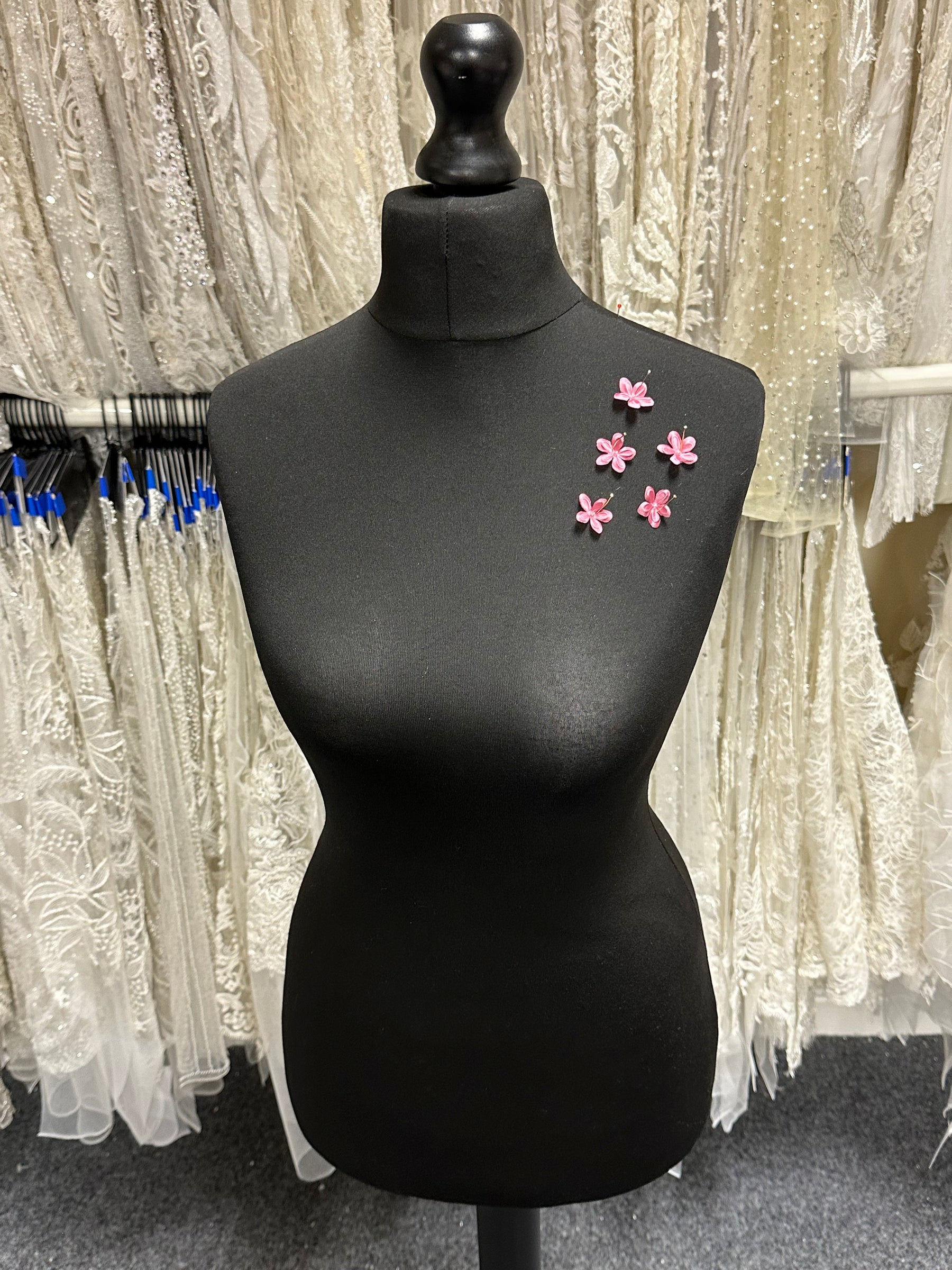 Rose Satin Flowers - M13 (Bag of 144)
