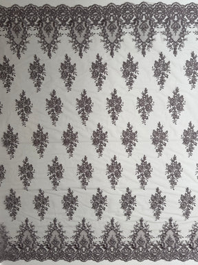Taupe Corded Lace - LA7009