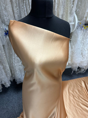 Gold Polyester Satin - Contessa