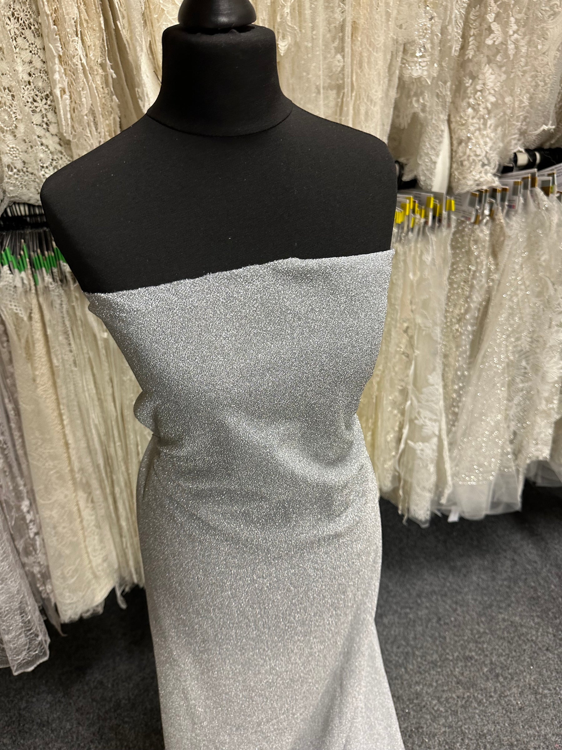 Silver Glitter Knit - Ghost