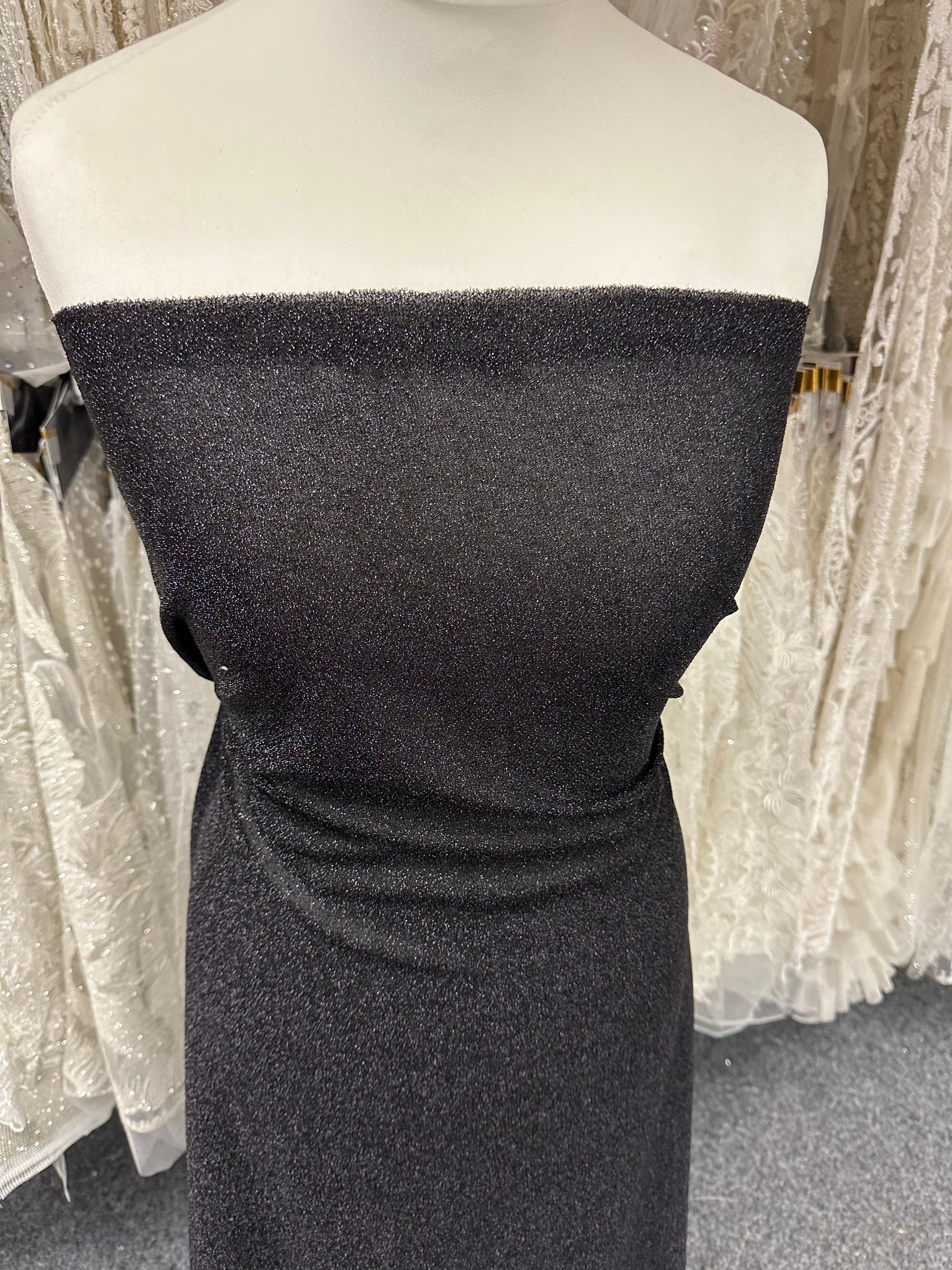 Black Glitter Knit with Black Glitter - Ghost