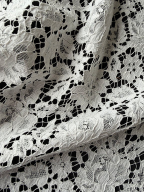 Ivory Eco Corded French Lace - LA4003