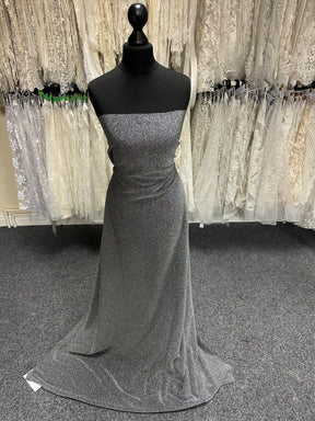 Black Glitter Knit with Silver Glitter - Ghost