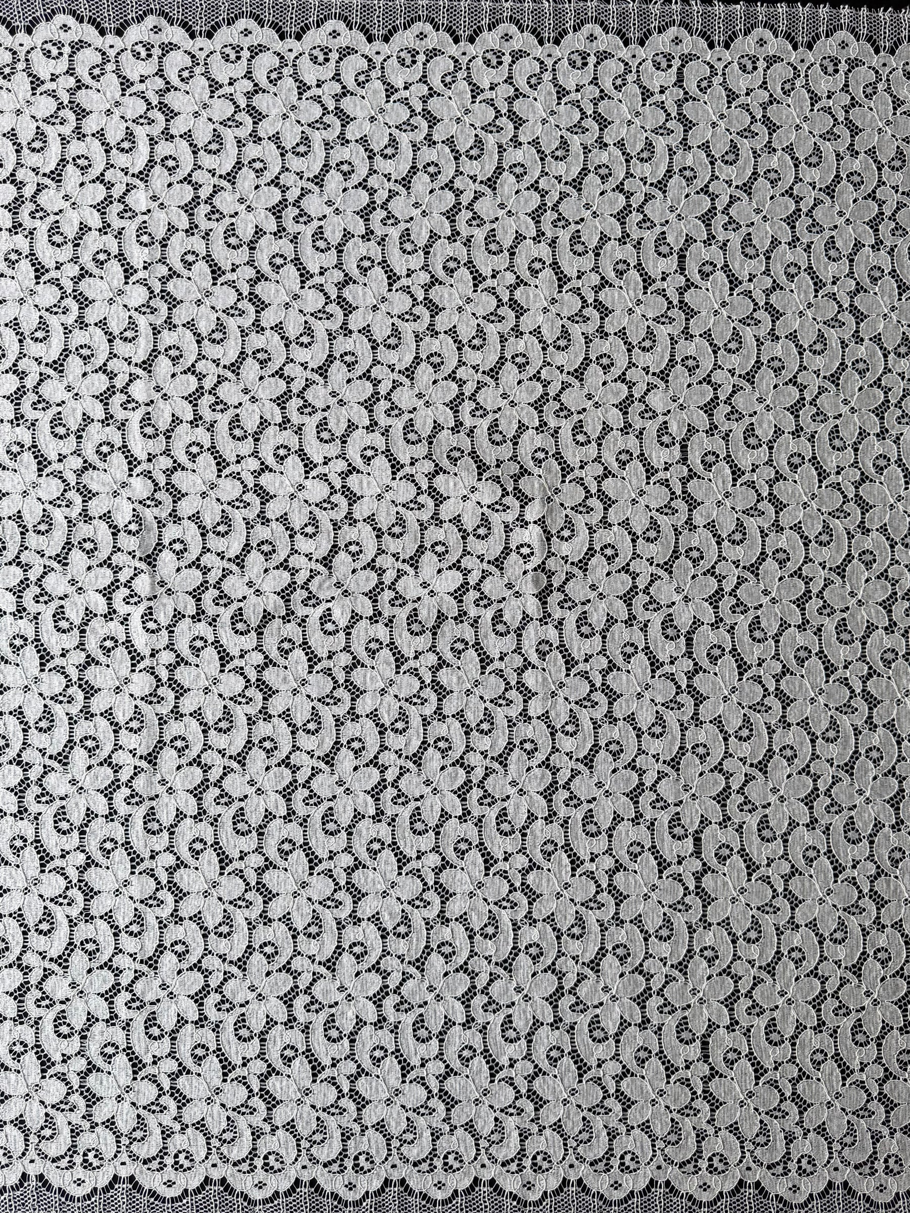 Ivory Corded French Lace - LA4008