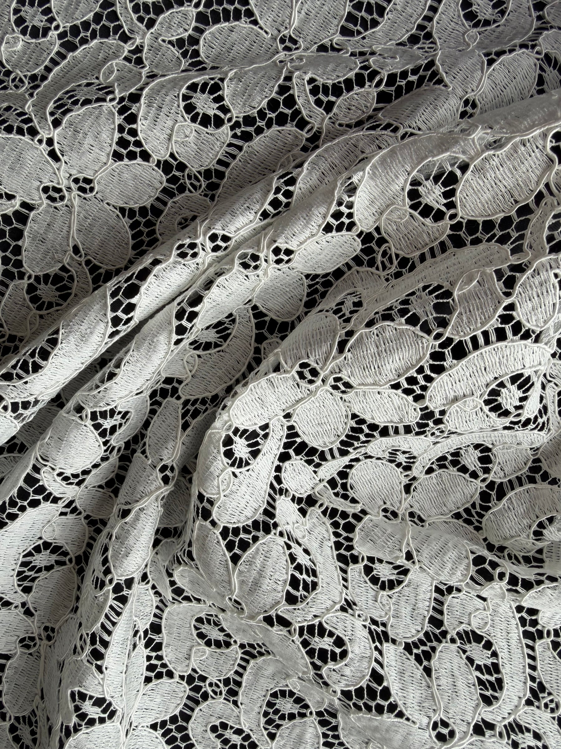 Ivory Corded French Lace - LA4008