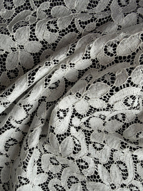 Ivory Corded French Lace - LA4008