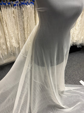 Ivory Pleated Tulle - Hoth
