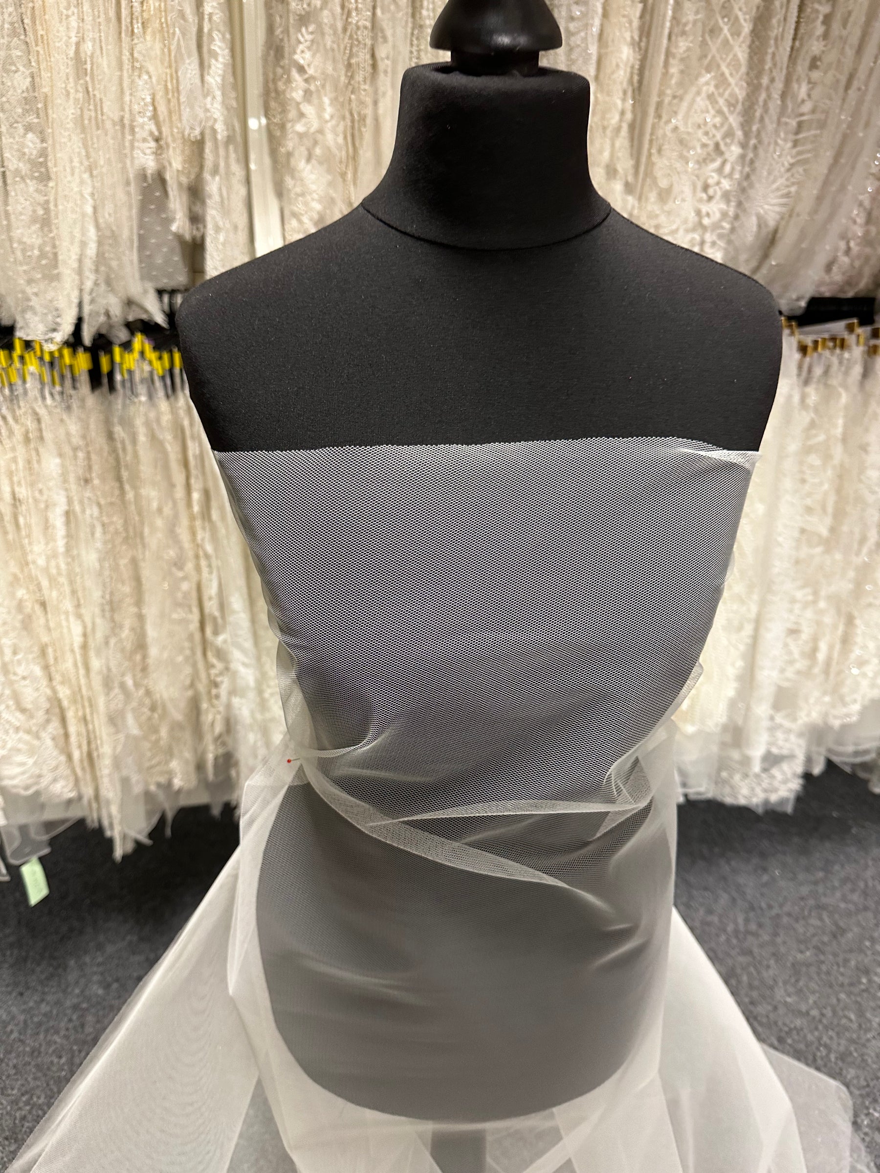 Pale Ivory Dress Net - Maestro