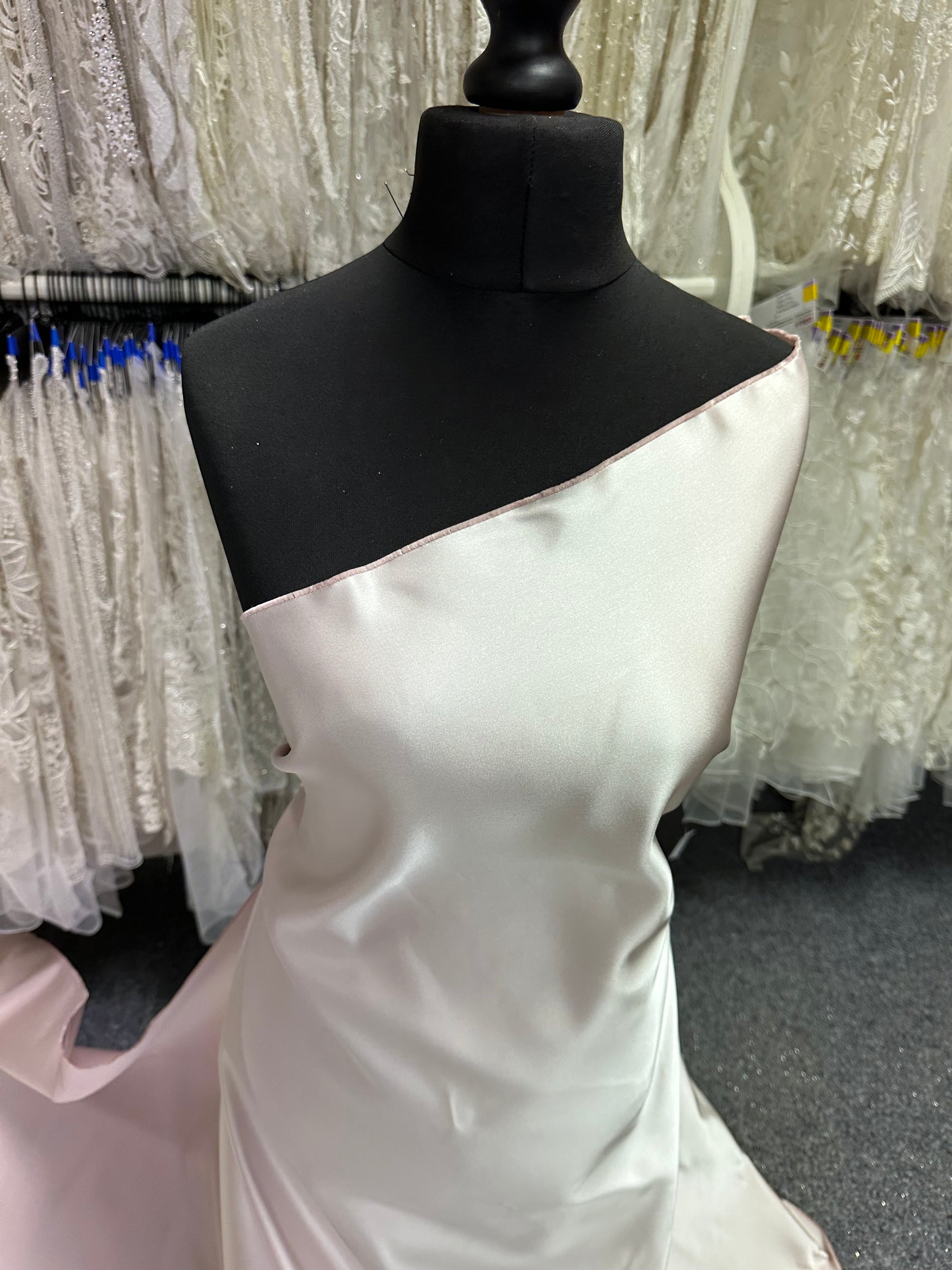 Dusky Rose Silk Satin - PH1001