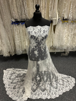 Pale Ivory Corded Lace - Eloise
