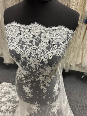 Pale Ivory Corded Lace - Eloise