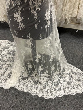 Pale Ivory Corded Lace - Eloise