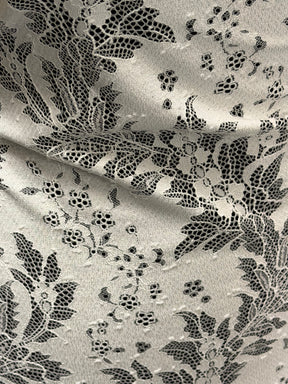 Ivory Stretch Corded Lace - LA7005