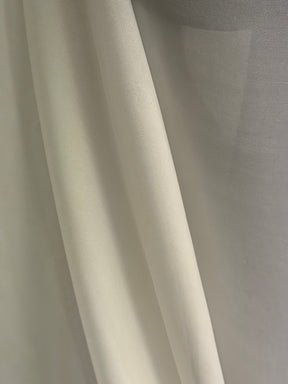 Pale Ivory Silk Chiffon - P787