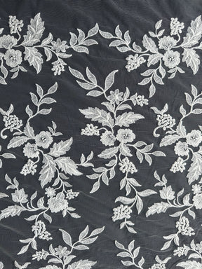 Ivory Embroidered Lace - EB5039
