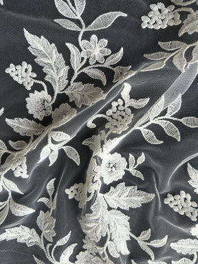 Ivory Embroidered Lace - EB5039