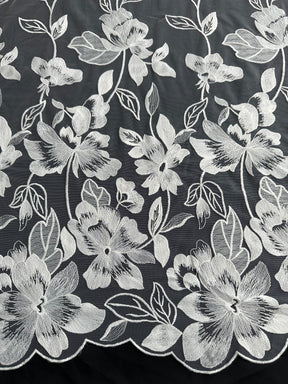 Ivory Embroidered Lace - EB5049