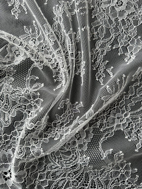 White Raschel Lace - P223