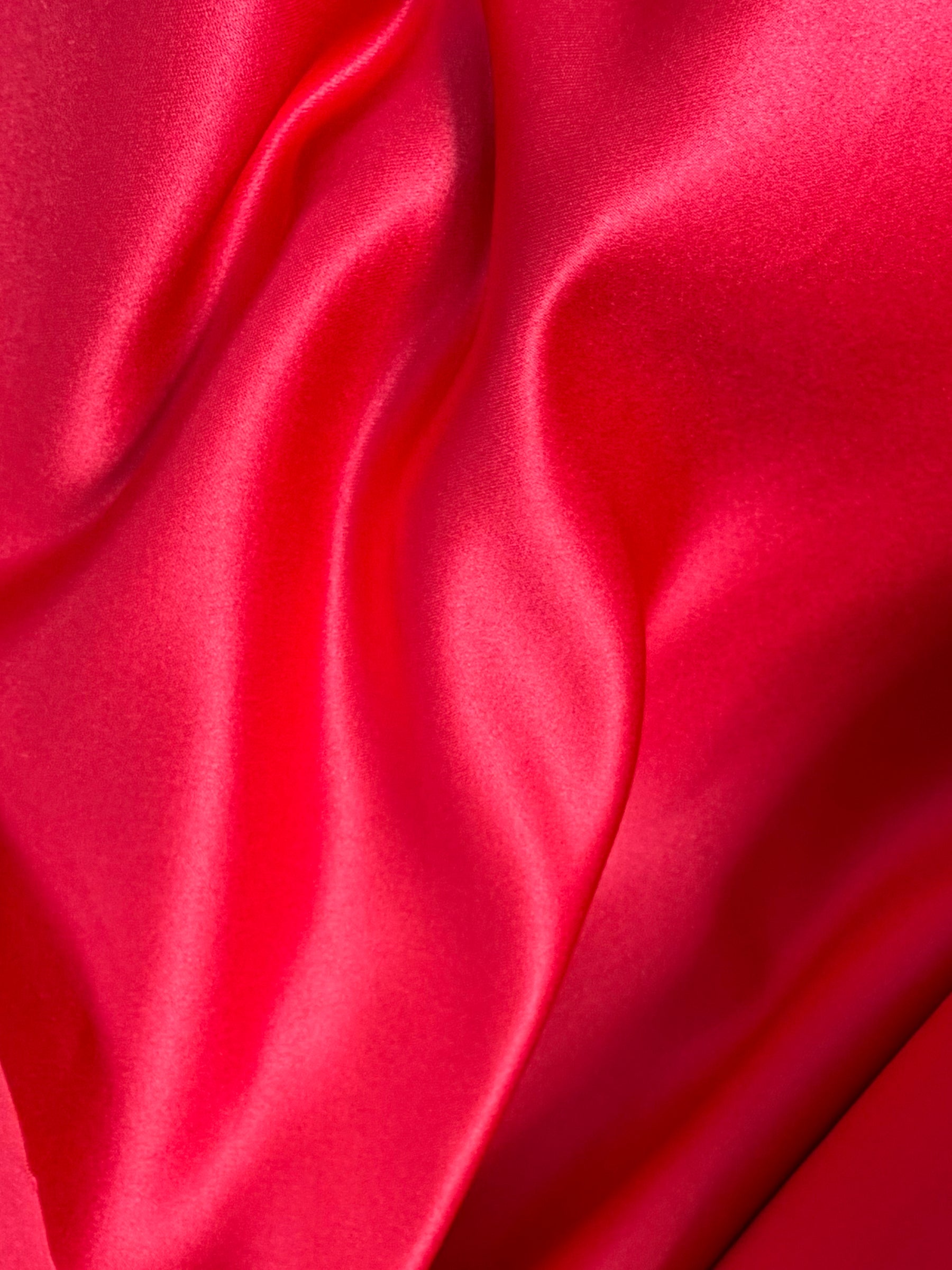 Hot Pink Polyester Satin - Contessa