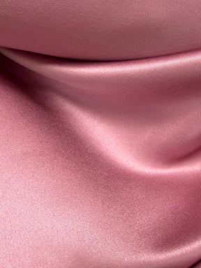 Dusky Pink Polyester Satin - Contessa