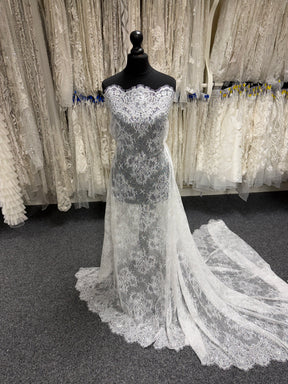 Ivory Sequin Lace - LB6002