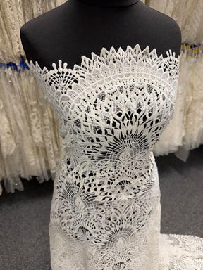 Ivory Lace with Recycled Polyester - LB2014