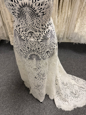 Ivory Lace with Recycled Polyester - LB2014