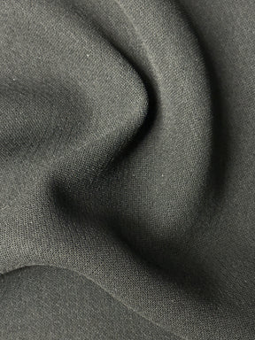 Black Polyester Double Crepe - Lesson