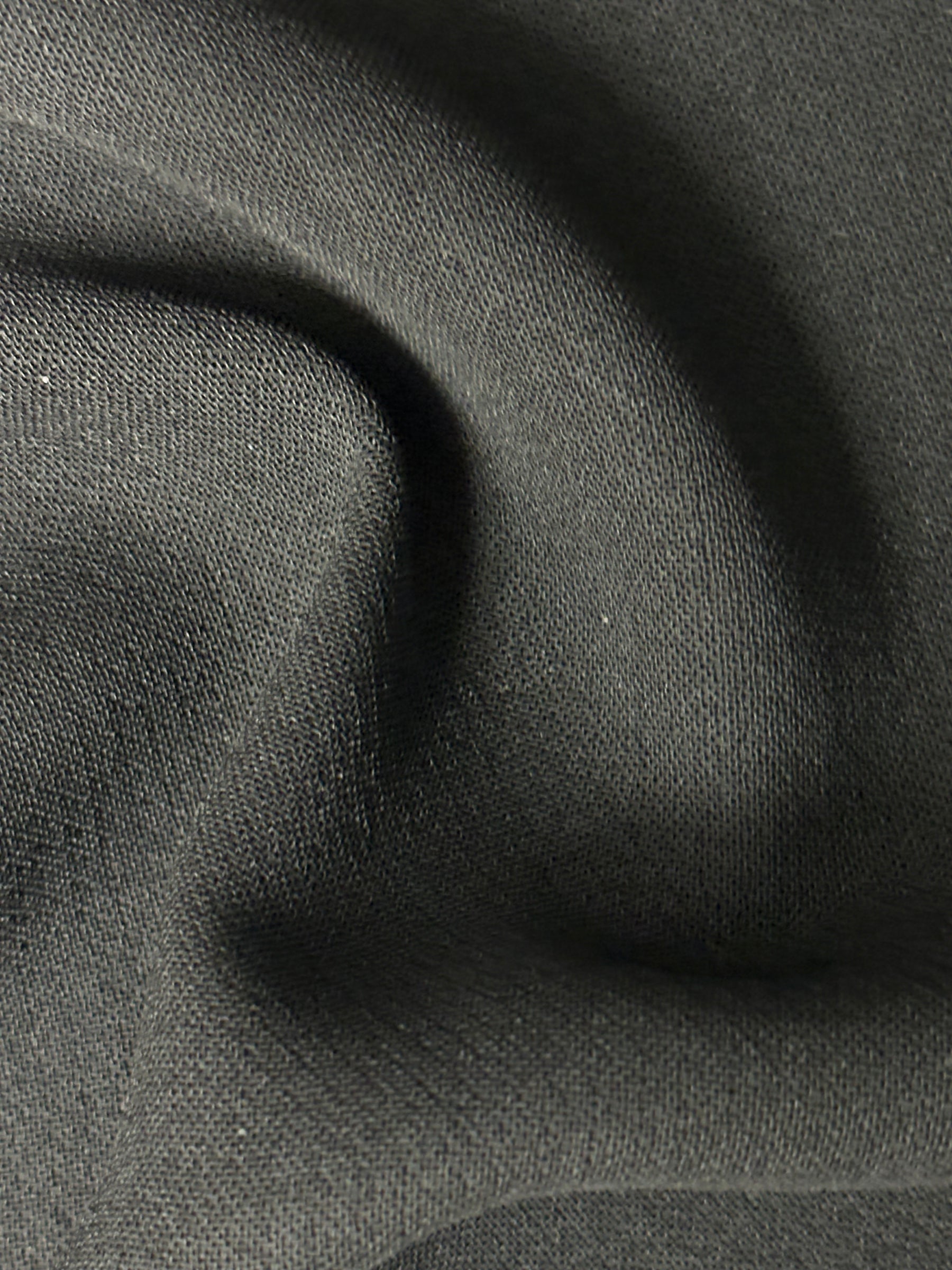 Black Polyester Double Crepe - Lesson