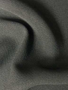 Black Polyester Double Crepe - Lesson