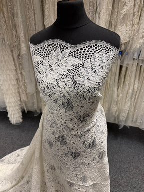 Ivory Corded Lace - LA7010