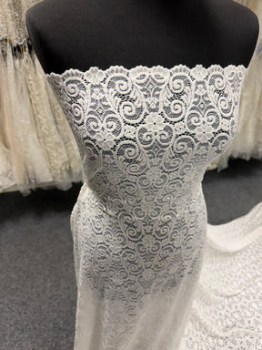 Ivory Stretch Lace - LB7005