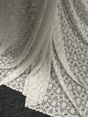 Ivory Stretch Lace - LB7005