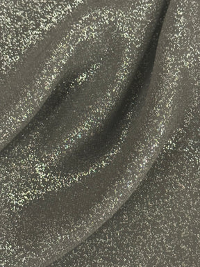 Silver on Black Foil Chiffon - Talisman