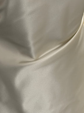 Pale Ivory Silk Duchess Satin - P755