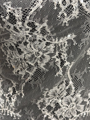 Ivory Sequin Lace - LB6004